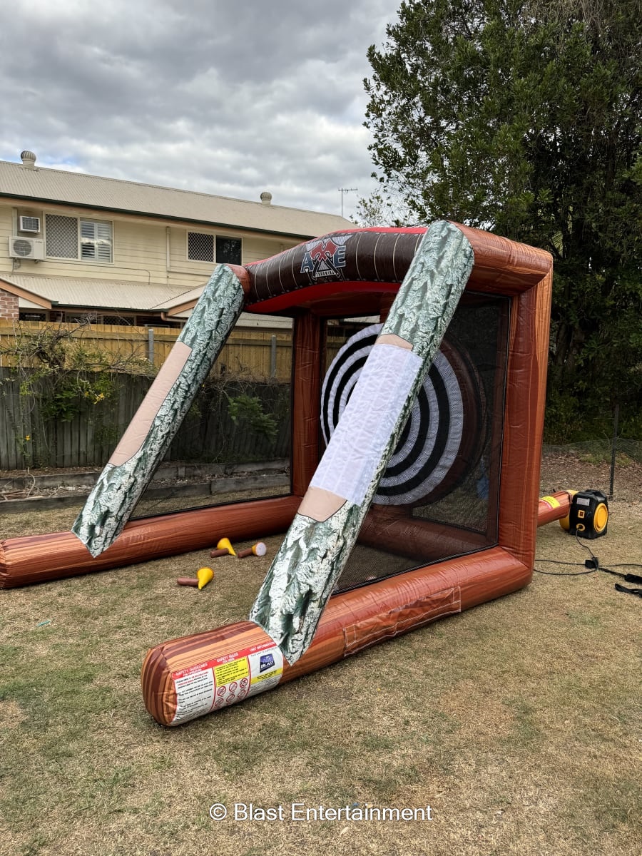 🪓 Axe Throw 🪓 Jumping Castle Hire in Brisbane North Brisbane