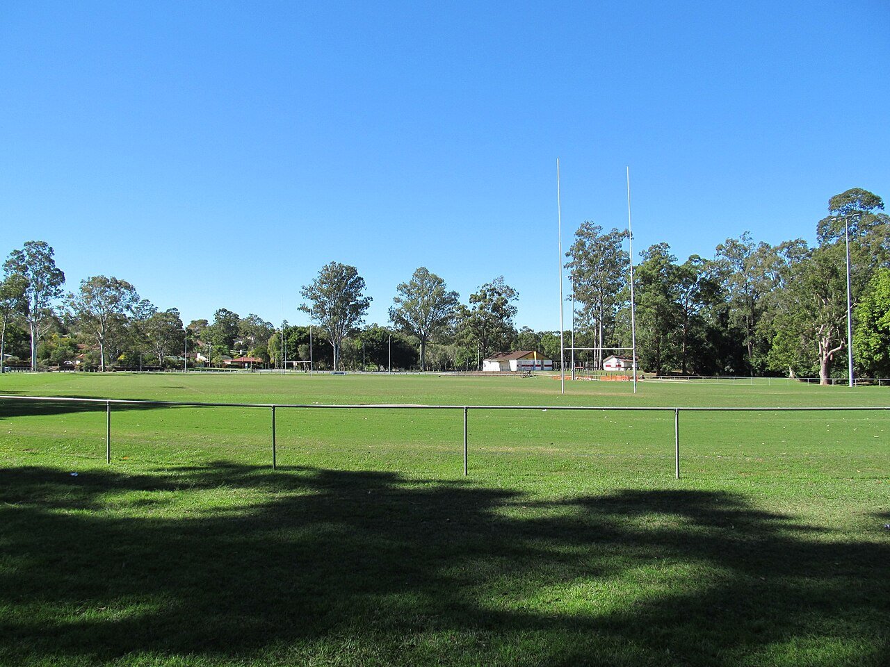 Sports field at Leslie Patrick Park, Arana Hills