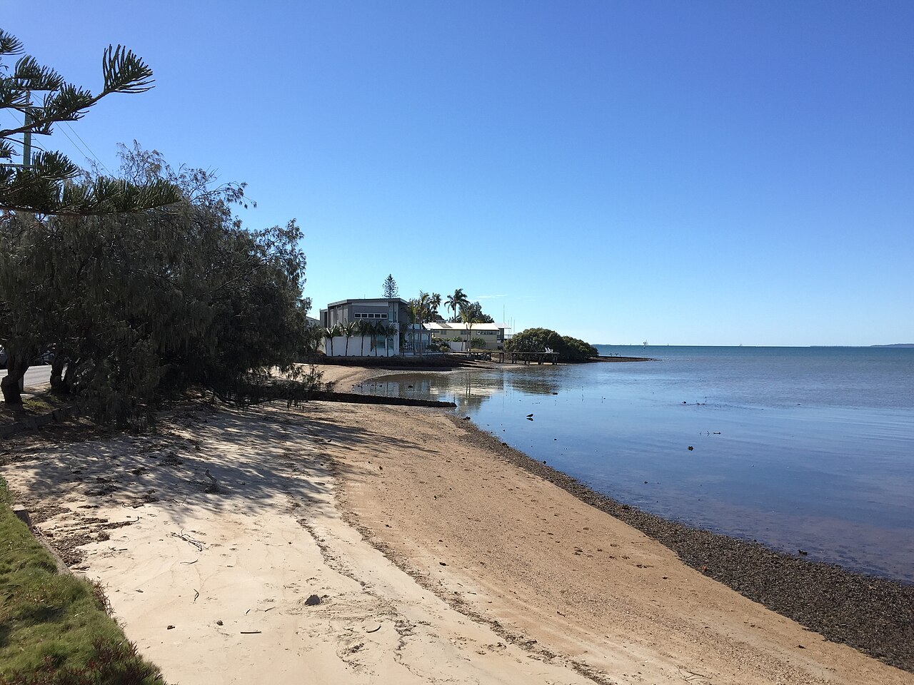 Beach at Cleveland Point, Cleveland, Queensland