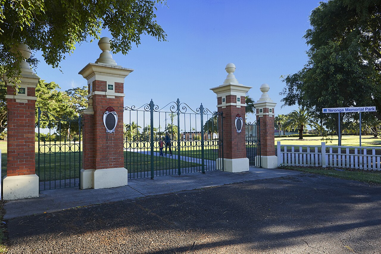 Yeronga Memorial Park entrance